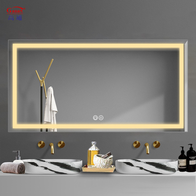 Touch Switch Fashion Round Led Light Wall Full Length Душ Без тумана Декорация спальни Умная для ванной