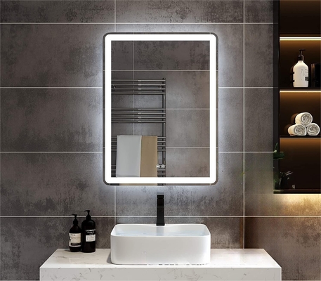Touch Switch Fashion Round Led Light Wall Full Length Душ Без тумана Декорация спальни Умная для ванной