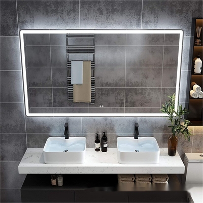 Touch Switch Fashion Round Led Light Wall Full Length Душ Без тумана Декорация спальни Умная для ванной